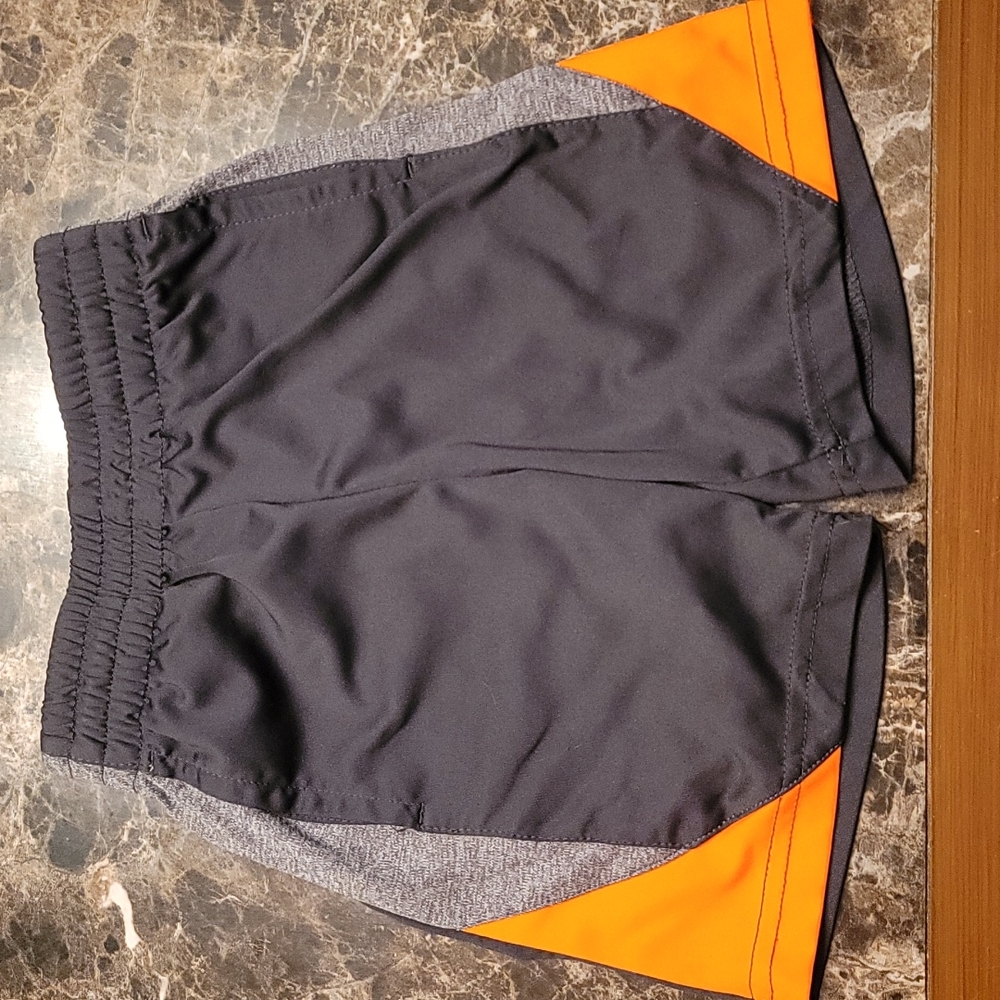 Black Orange & Grey Basketball Shorts